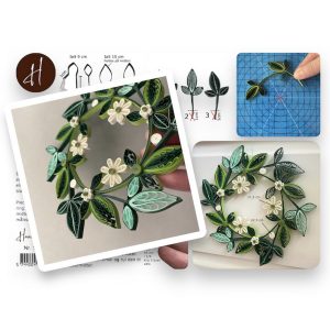 Hannes Quilling-Anleitung - Kranz Britt Mari